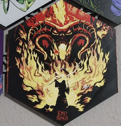 Maghex: Gandalf fighting the Balrog
