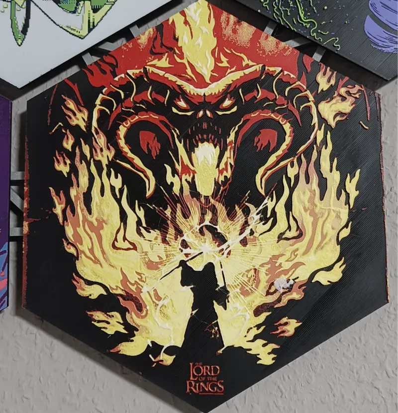 Maghex: Gandalf fighting the Balrog