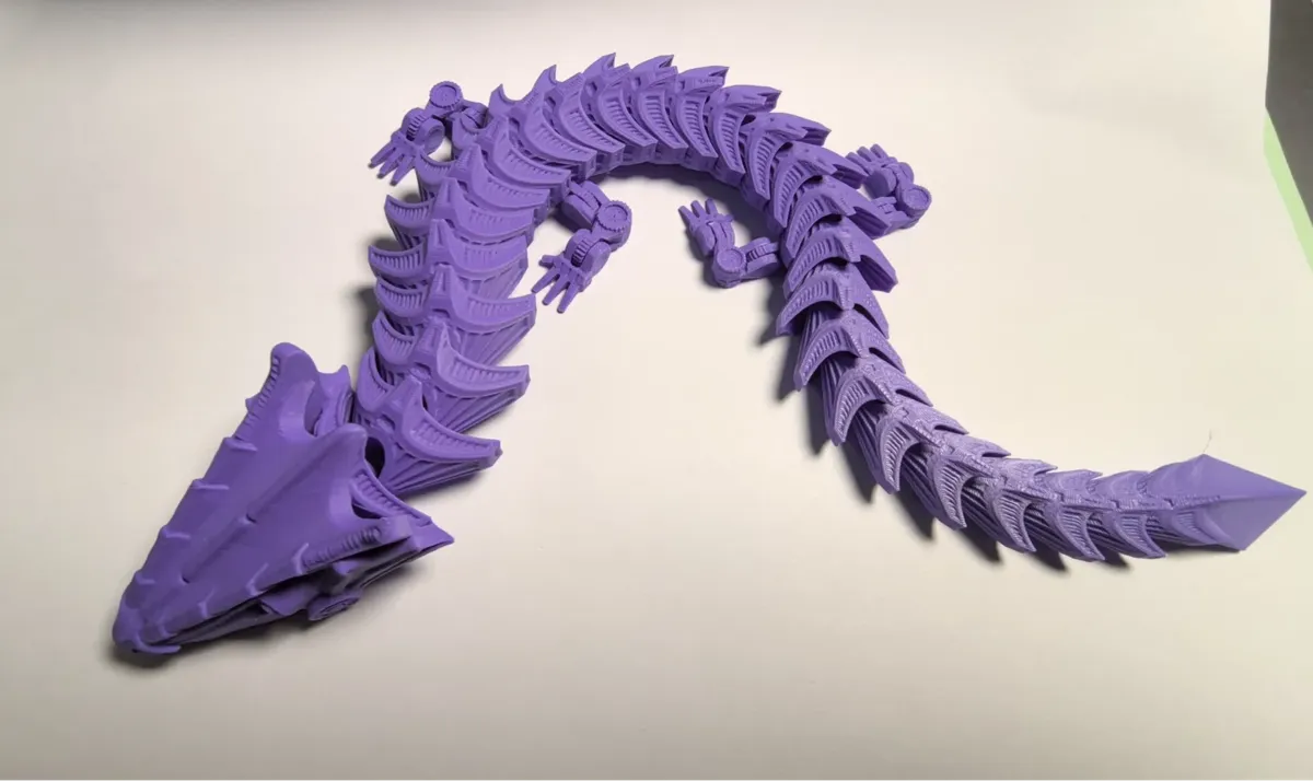 Big-Headed Mechanical Dragon - Free 3D Print Model - MakerWorld