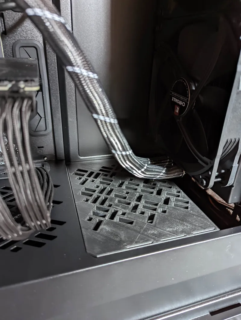 PSU/Radiator Cover for Fractal Design Meshify 2