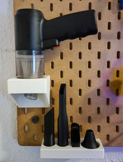 Mini Vacuum Cleaner Skadis Holder