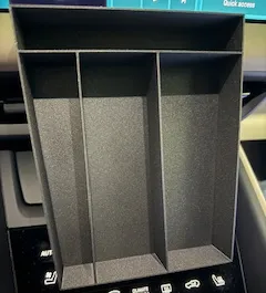 Macan EV center console organizer