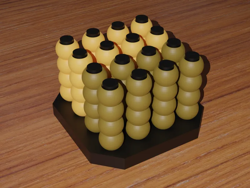 3D 4 in a row game