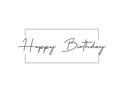 Happy birthday