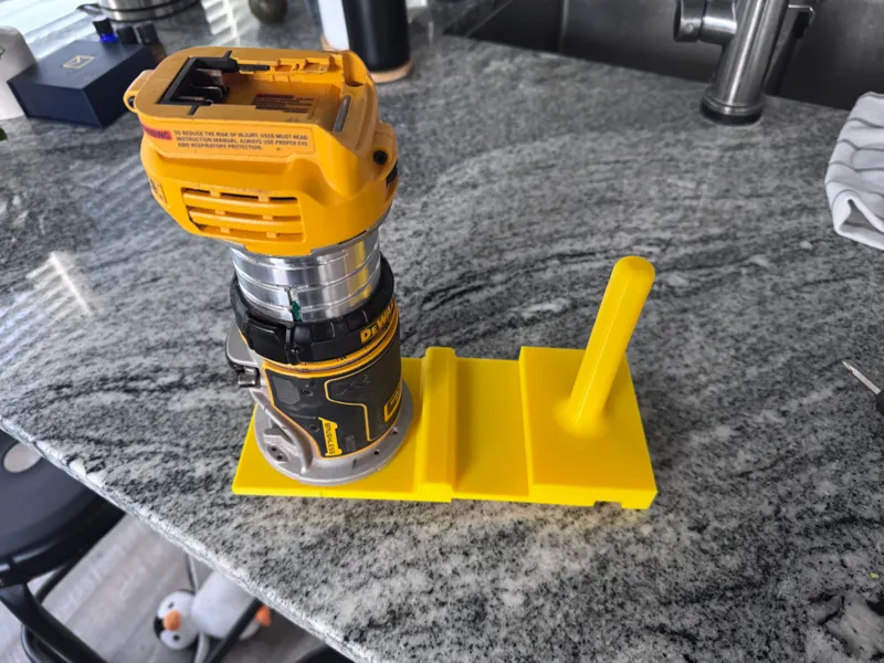 Dewalt 20V Router To Dewalt Track Saw