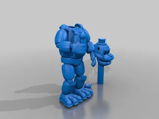 Freddy fazbear displays figurine