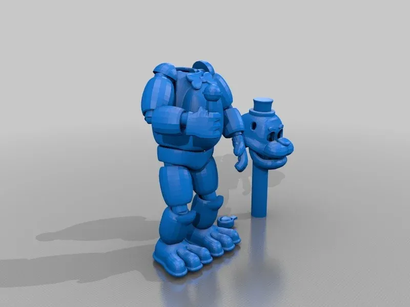 Freddy fazbear displays figurine
