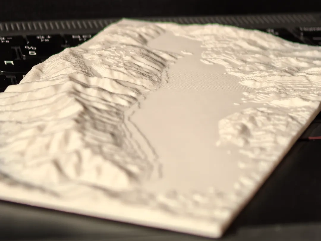 云南大理苍山洱海地形3D模型