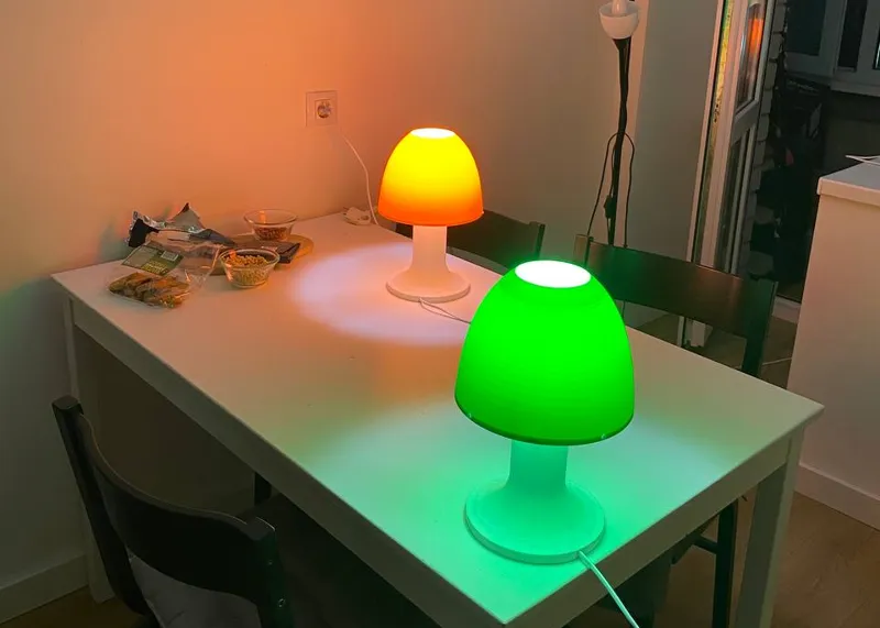 Honey Mushroom Lamp