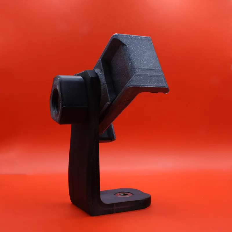 Adjustable cell phone tripod mount
