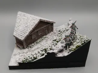 Alpine March | Diorama Base 1/72