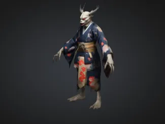 Spooky japanese creature