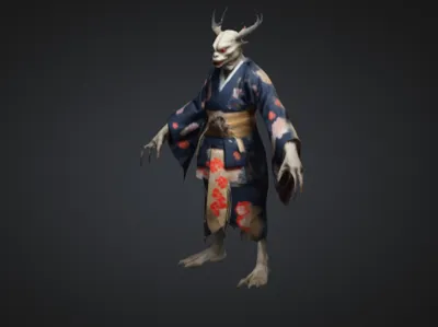 Spooky japanese creature