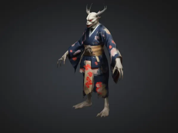 Spooky japanese creature