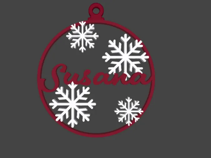 Bola de navidad Nombre Susana