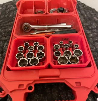 Milwaukee Slim Packout Socket Bins