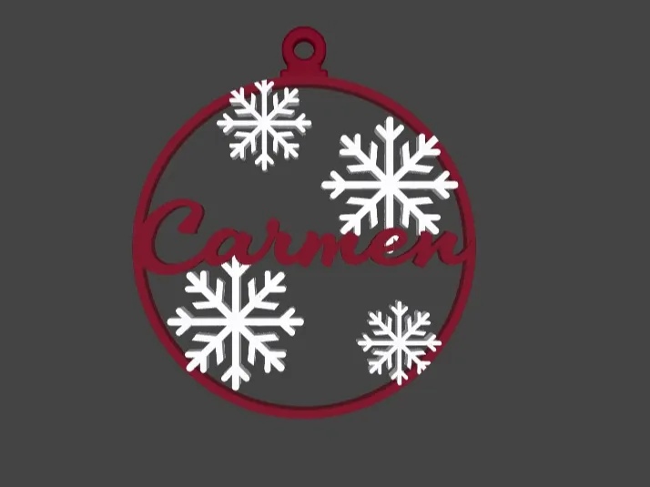 Bola de Navidad Carmen