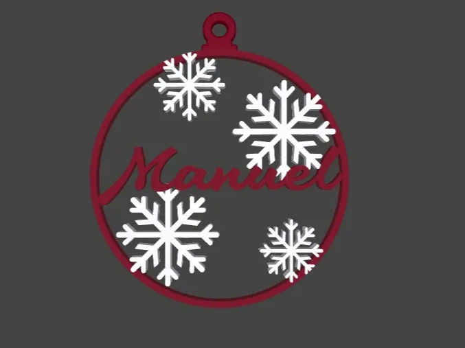 Bola de Navidad Manuel