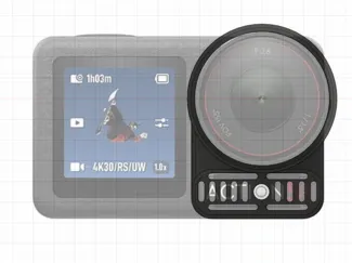 DJI Osmo Action 5 Pro Windguard w Stencil