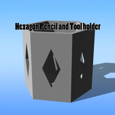 Hexagon Pencil and Tool Holder