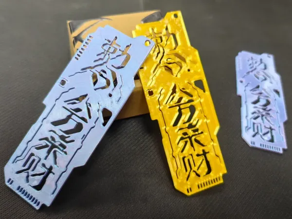 Talisman cyberpunk porte-bonheur du Nouvel An