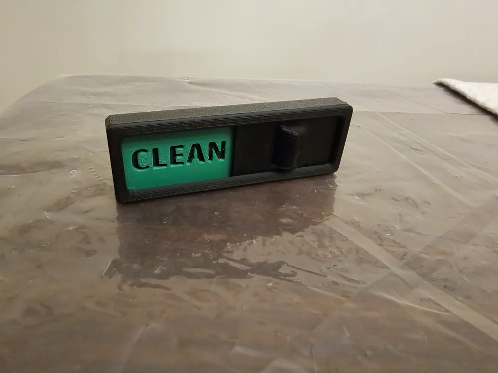 Dishwasher Magnetic Sign 2x6MM Remixed by youngchino - MakerWorld