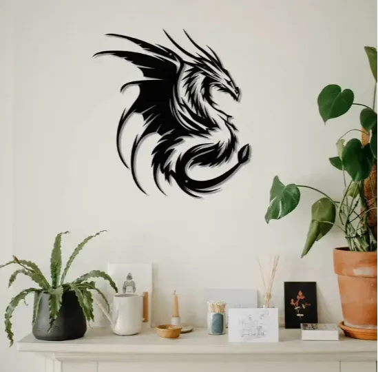Déco murale dragon