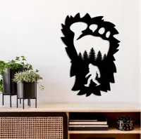 Déco murale empreinte de Bigfoot — photo 1