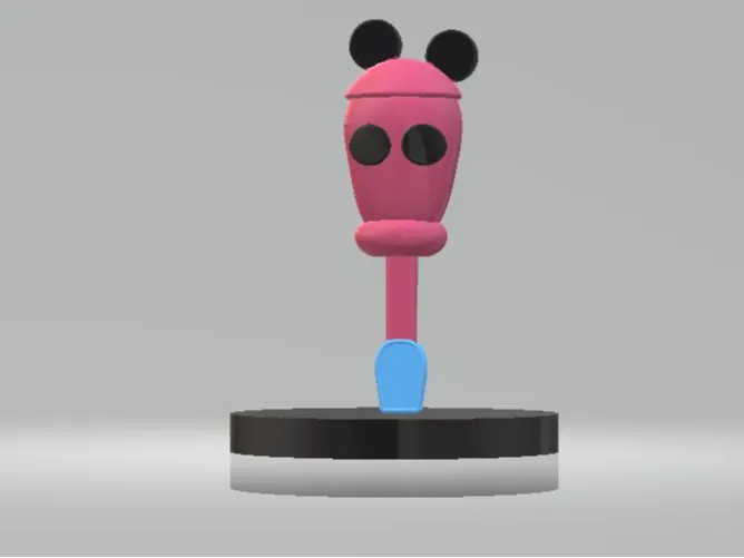 PINK LIGHT STICK TOY 3D PRINTABLE MODEL