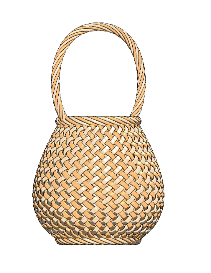 Handheld Basket by 老_baby - MakerWorld