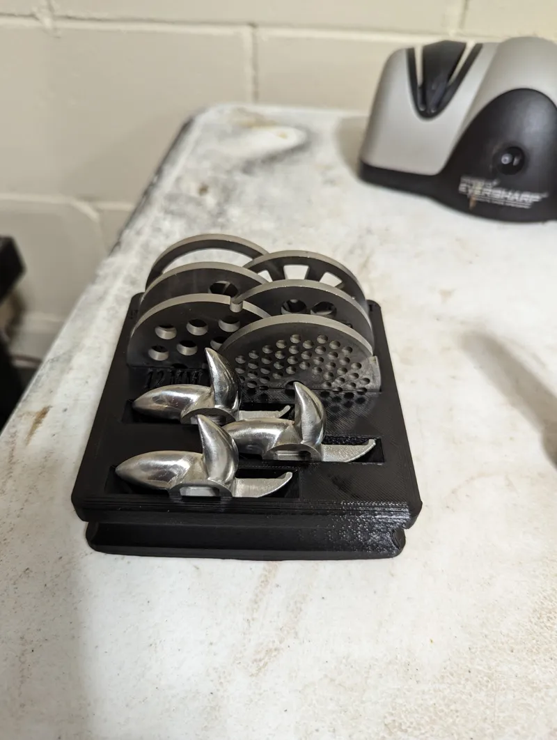 #12 Grinder Plate and Blade Holder