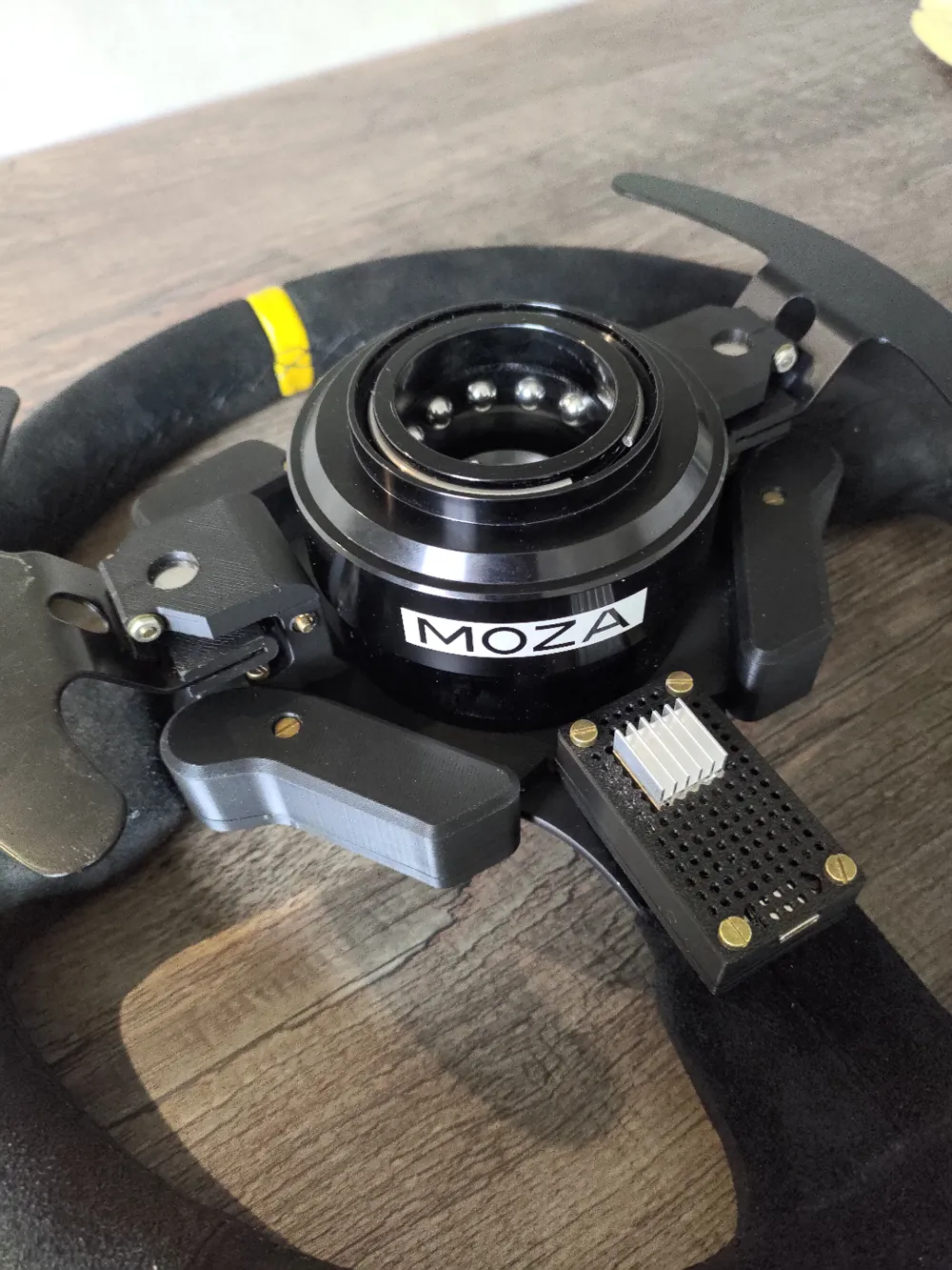 Sim Racing Wheel button plate for Moza bases by NNJ MakerWorld ...