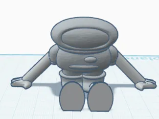 Flexi Articulated Astronaut (NO AMS NEEDED)