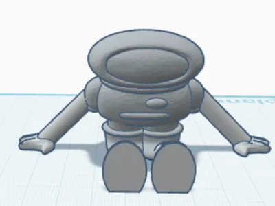 Flexi Articulated Astronaut (NO AMS NEEDED)