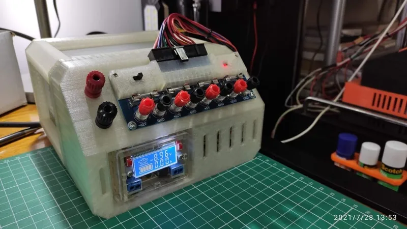 Front plate using XH-M229 and step up/down module