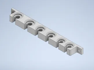 screwdriver wall mount for 6 screwdrivers