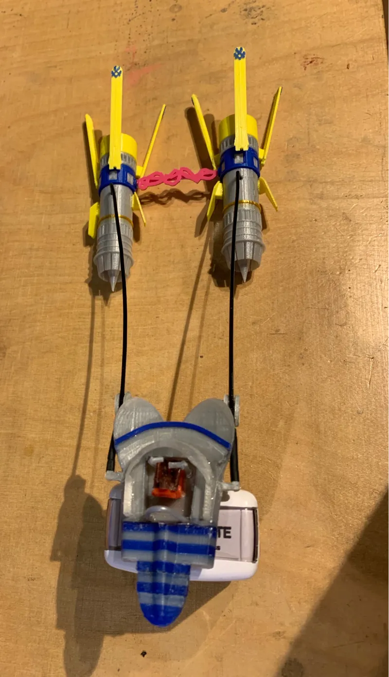 Anakin's Podracer Star Wars detailed