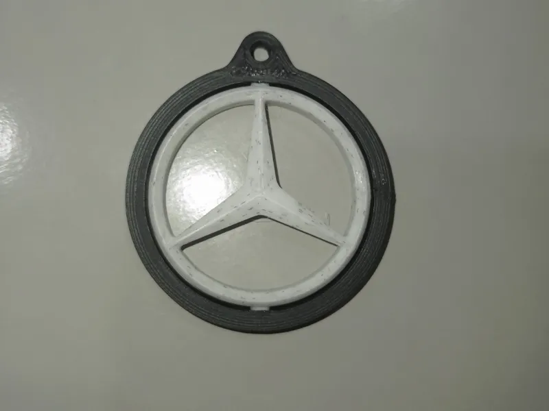 Mercedes Rotating Keychain