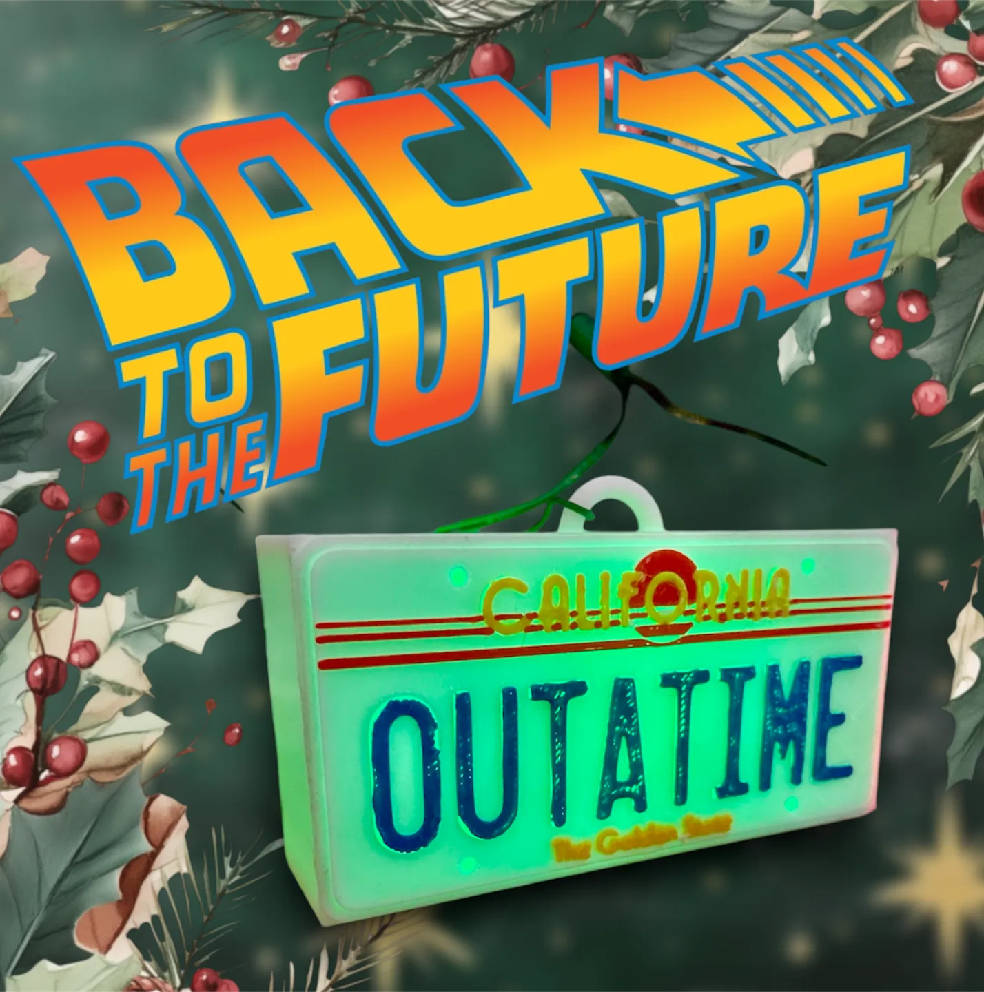 Back to the Future Christmas Tree Ornament 