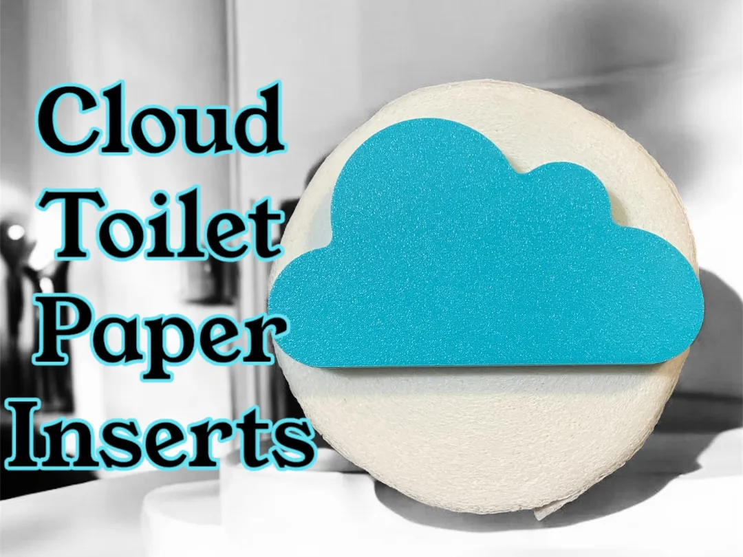 Cloud Toilet Paper Wall Insert