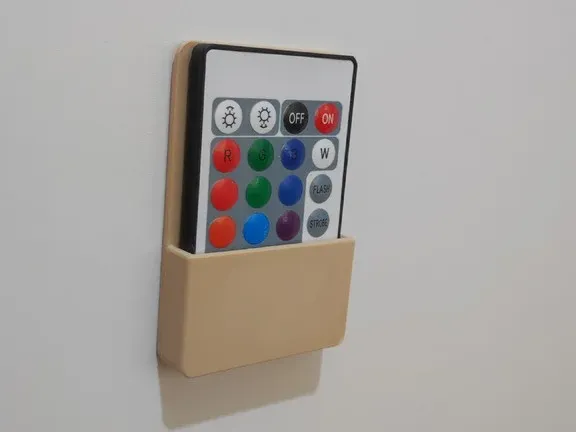 Minimal LED Light Strip Remote Holder
