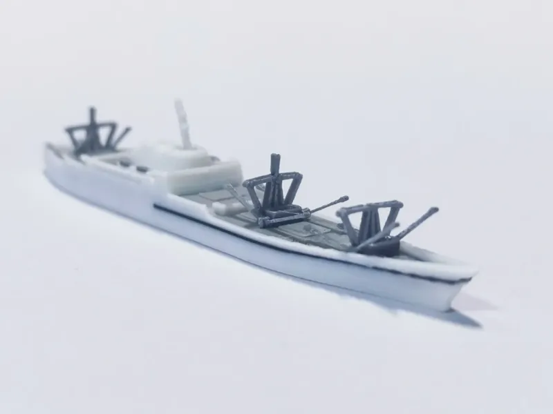 1:2000萨凡纳号核动力客货轮模型(NSSavannah)高精度水线版——原子能时代的美学遗产