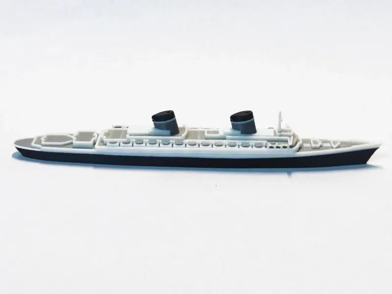 1:2000合众国号邮轮模型(SSUnitedStates)高精度水线版