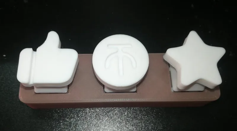 B站用一键三连点击玩具（鍵帽）