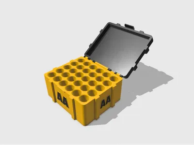 AA Battery Storage Box V2