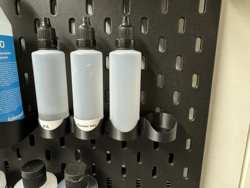 Ikea Skadis bottle holder 33mm