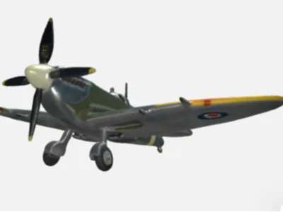 Spitfire Model generated from MakerLab