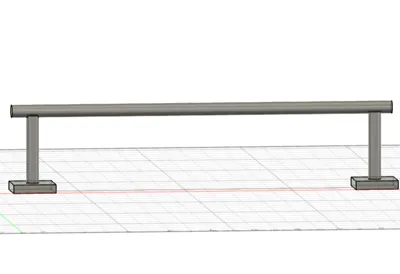 fingerbored rail