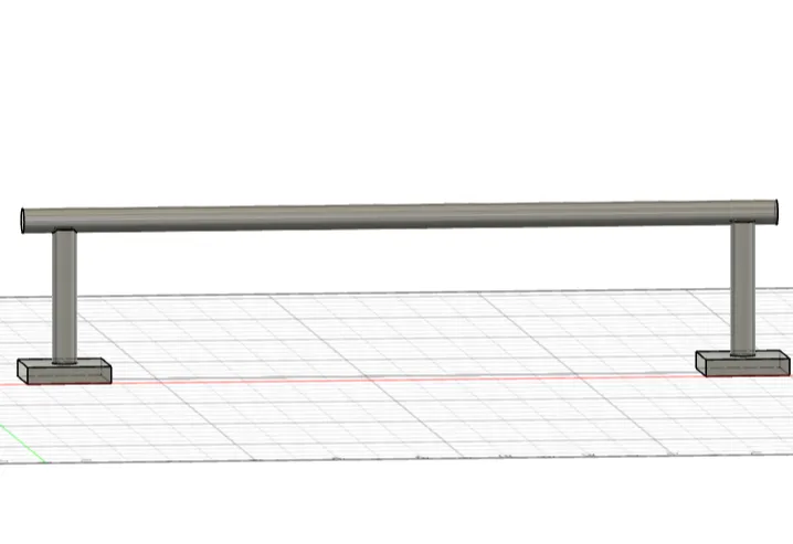 fingerbored rail
