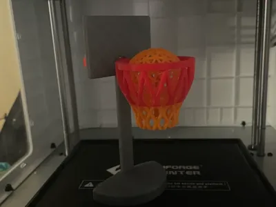 Basketball hoop for ping pong balls